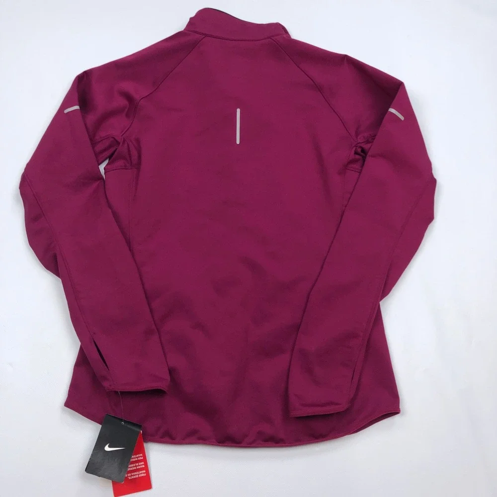 Nike Womens Element Thermal Full Zip Running Jacket Purple Large L